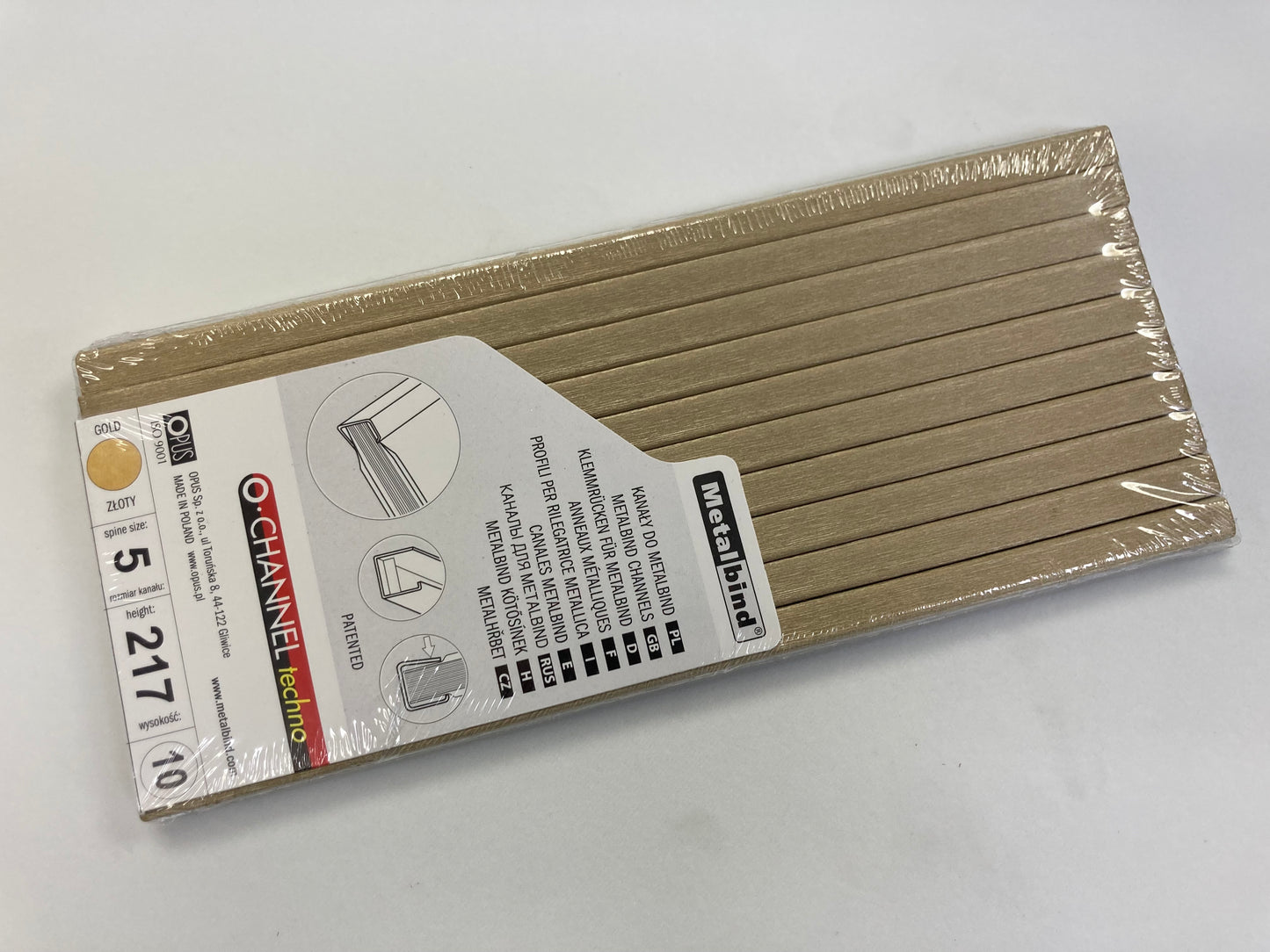 Metalbind A4 Landscape Channel