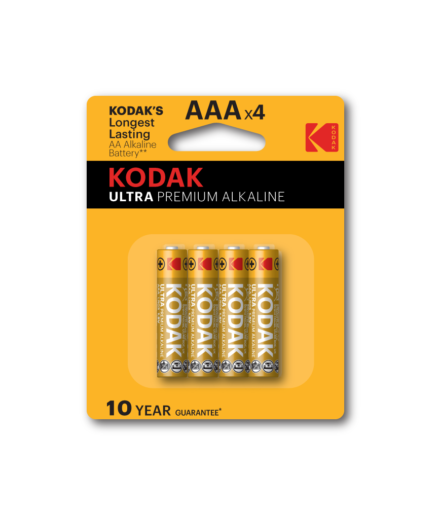 Kodak ULTRA Premium Alkaline Battery (AA and AAA)