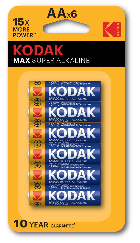 Kodak Max Alkaline Battery (AA and AAA)