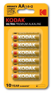 Kodak ULTRA Premium Alkaline Battery (AA and AAA)
