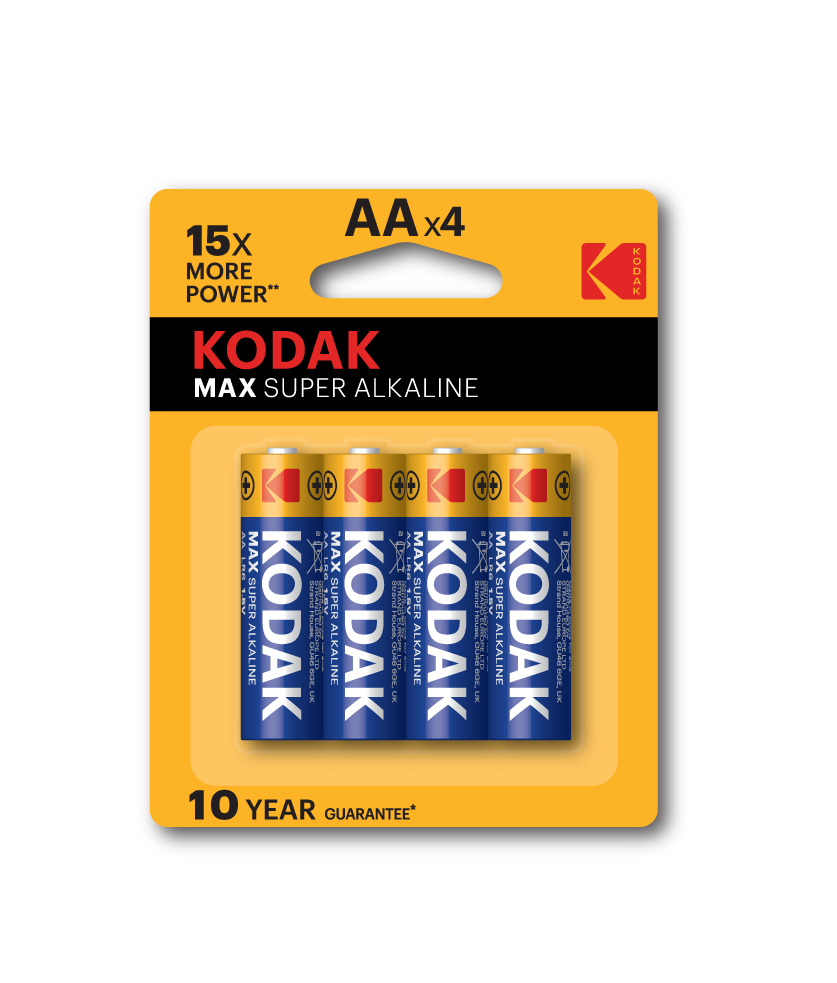 Kodak Max Alkaline Battery (AA and AAA)
