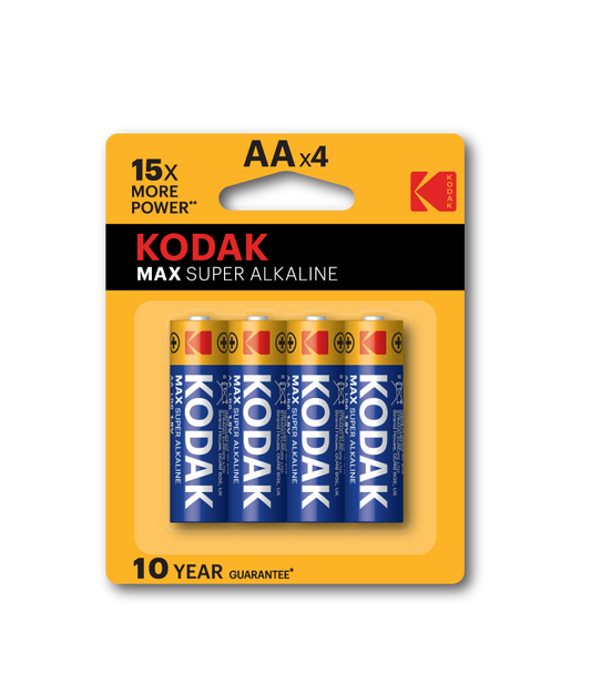 Kodak Max Alkaline Battery (AA and AAA)