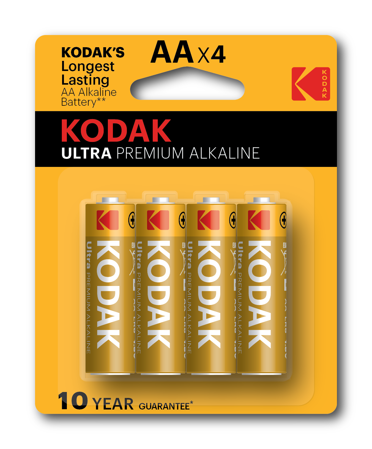 Kodak ULTRA Premium Alkaline Battery (AA and AAA)