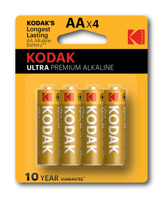 Kodak ULTRA Premium Alkaline Battery (AA and AAA)