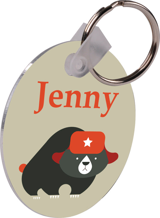 4411 - Aluminium Key Chains Round 2 sided (50pc)
